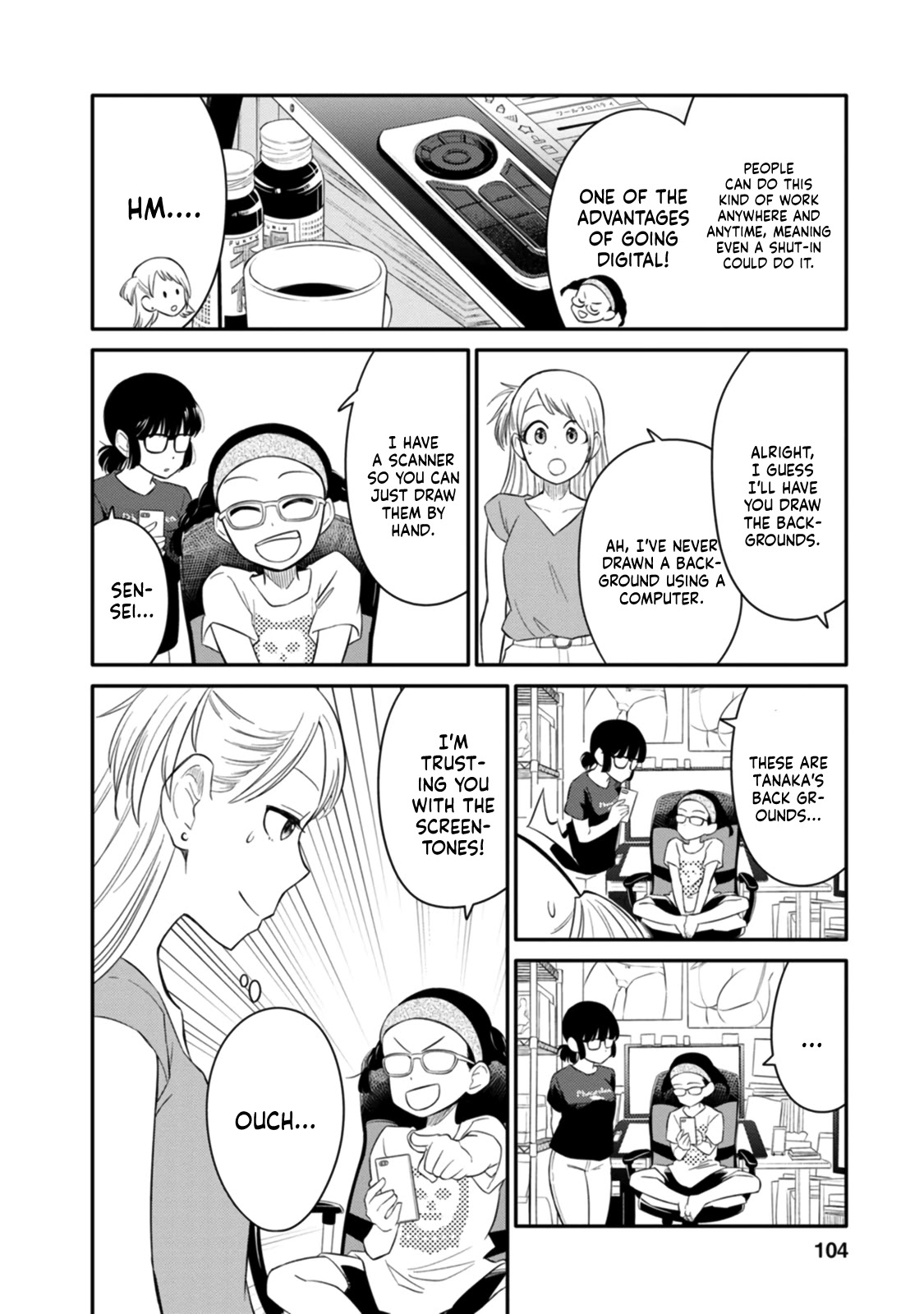 Joshi-man Chapter 3 page 12 - Chapter 3: A highschool Girl Helps With Eromanga