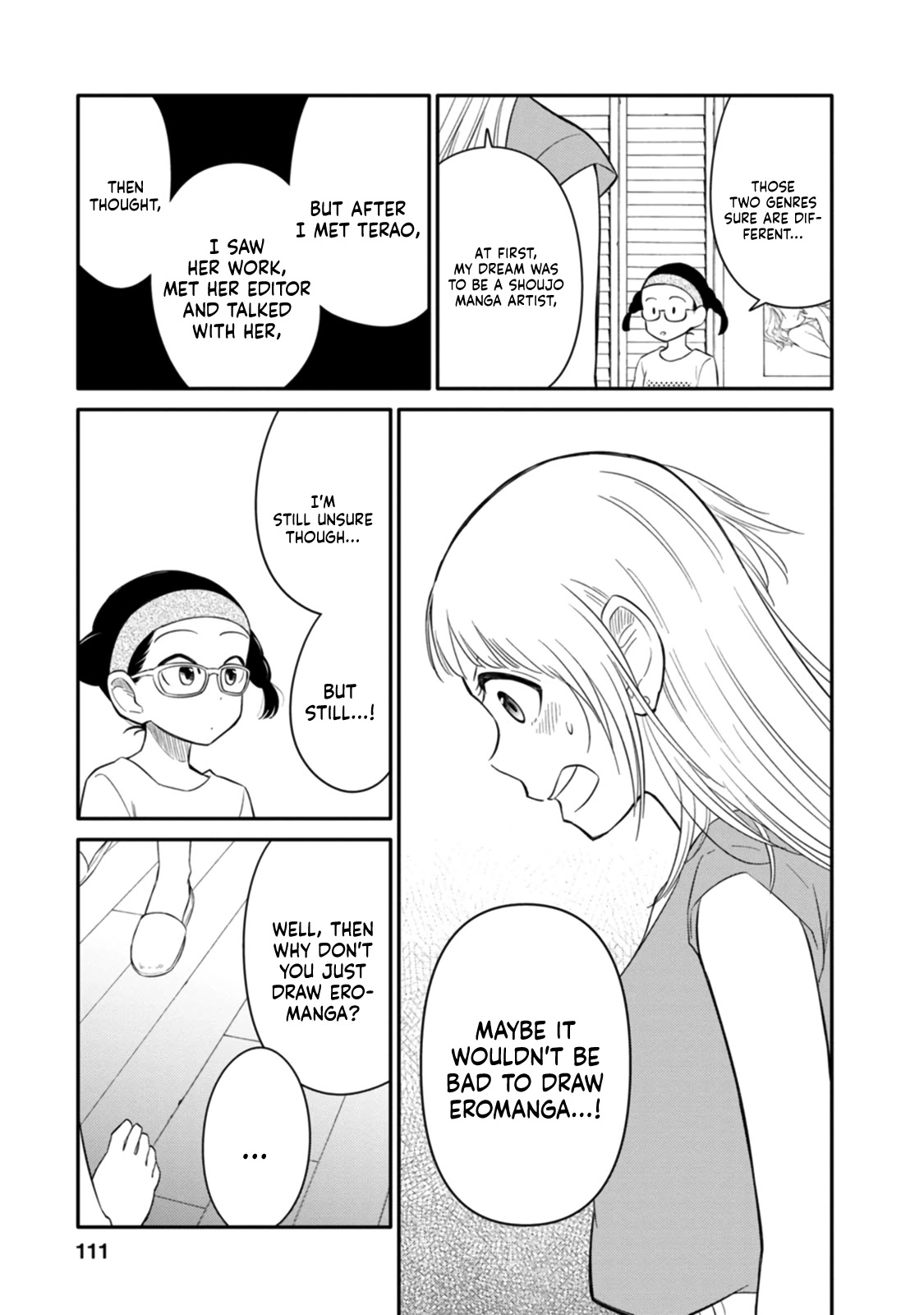 Joshi-man Chapter 3 page 19 - Chapter 3: A highschool Girl Helps With Eromanga