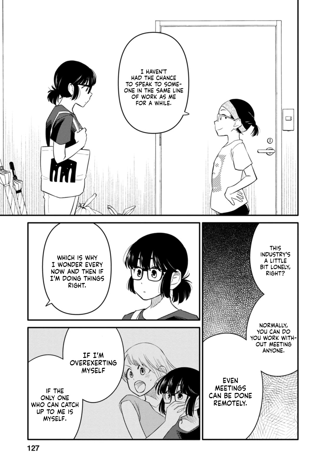 Joshi-man Chapter 3 page 34 - Chapter 3: A highschool Girl Helps With Eromanga