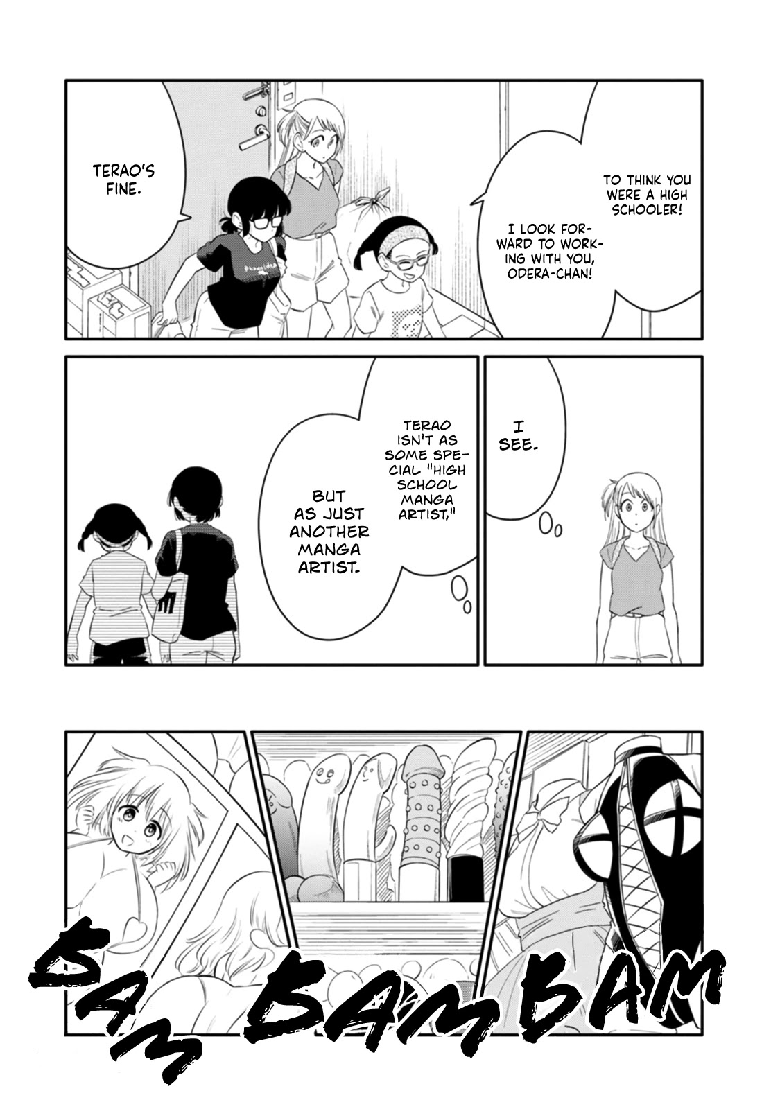 Joshi-man Chapter 3 page 7 - Chapter 3: A highschool Girl Helps With Eromanga