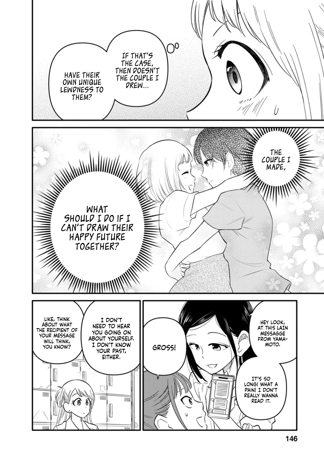 Joshi-man Chapter 4 page 16 - Chapter 4: A Highschool Girl Polishes Up Eromanga