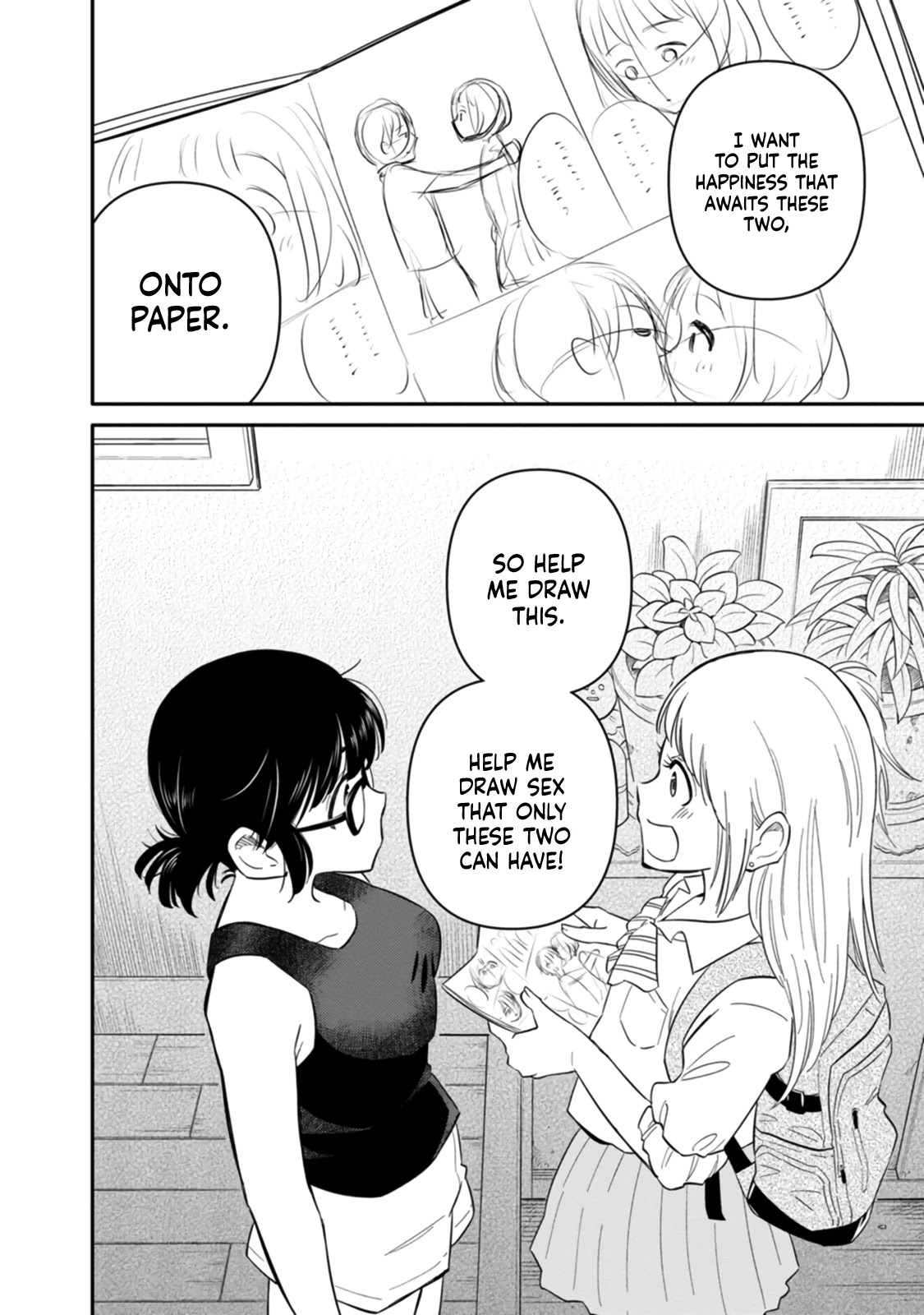 Joshi-man Chapter 4 page 20 - Chapter 4: A Highschool Girl Polishes Up Eromanga