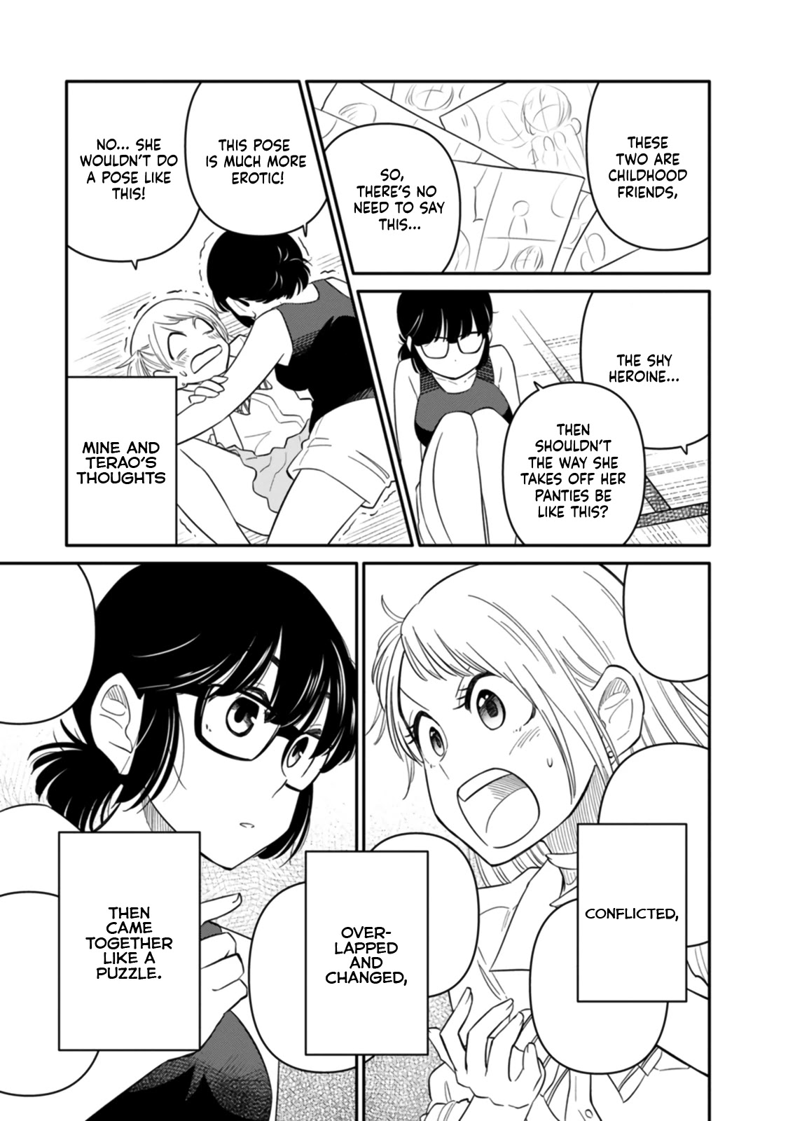 Joshi-man Chapter 4 page 21 - Chapter 4: A Highschool Girl Polishes Up Eromanga