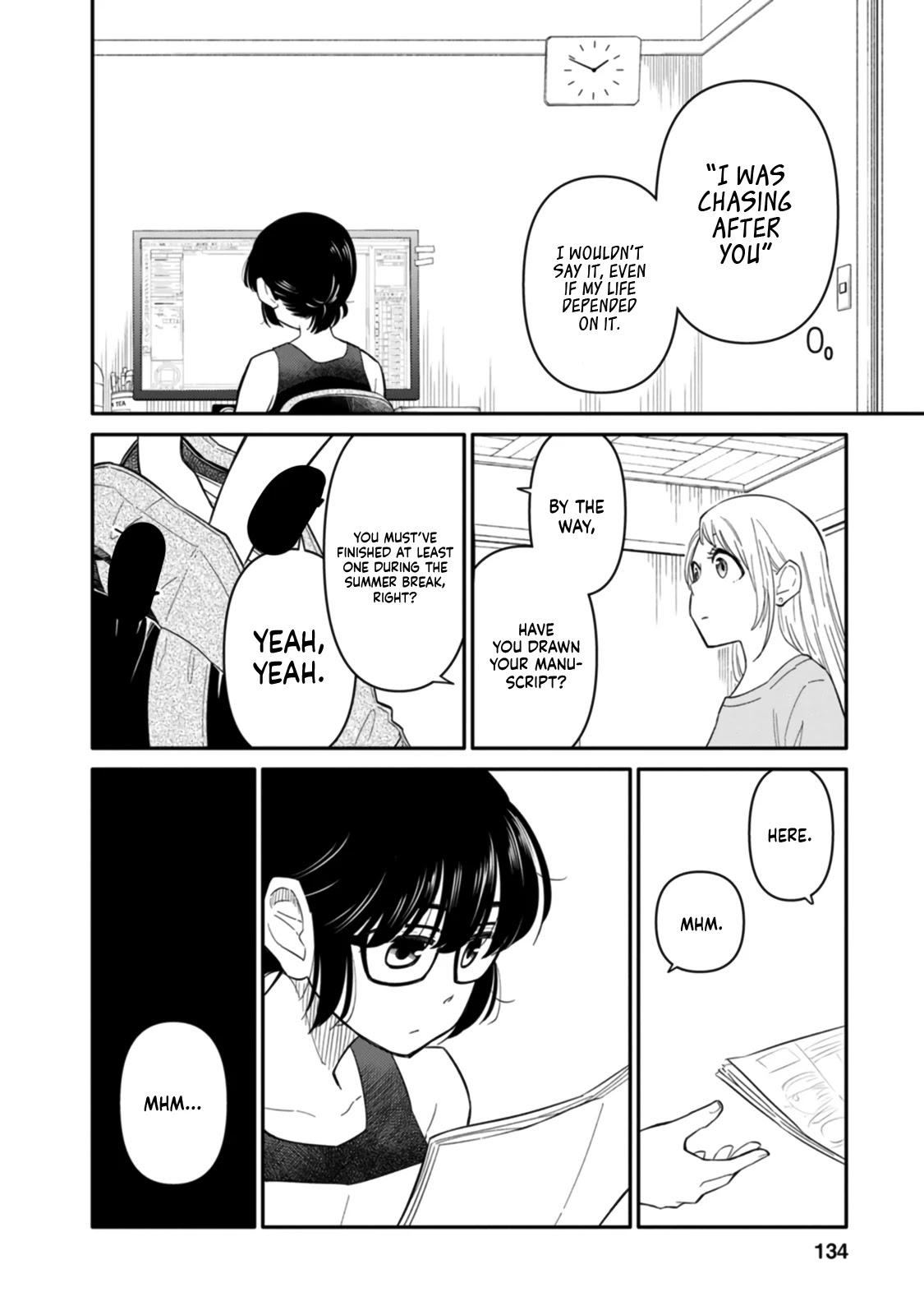 Joshi-man Chapter 4 page 4 - Chapter 4: A Highschool Girl Polishes Up Eromanga