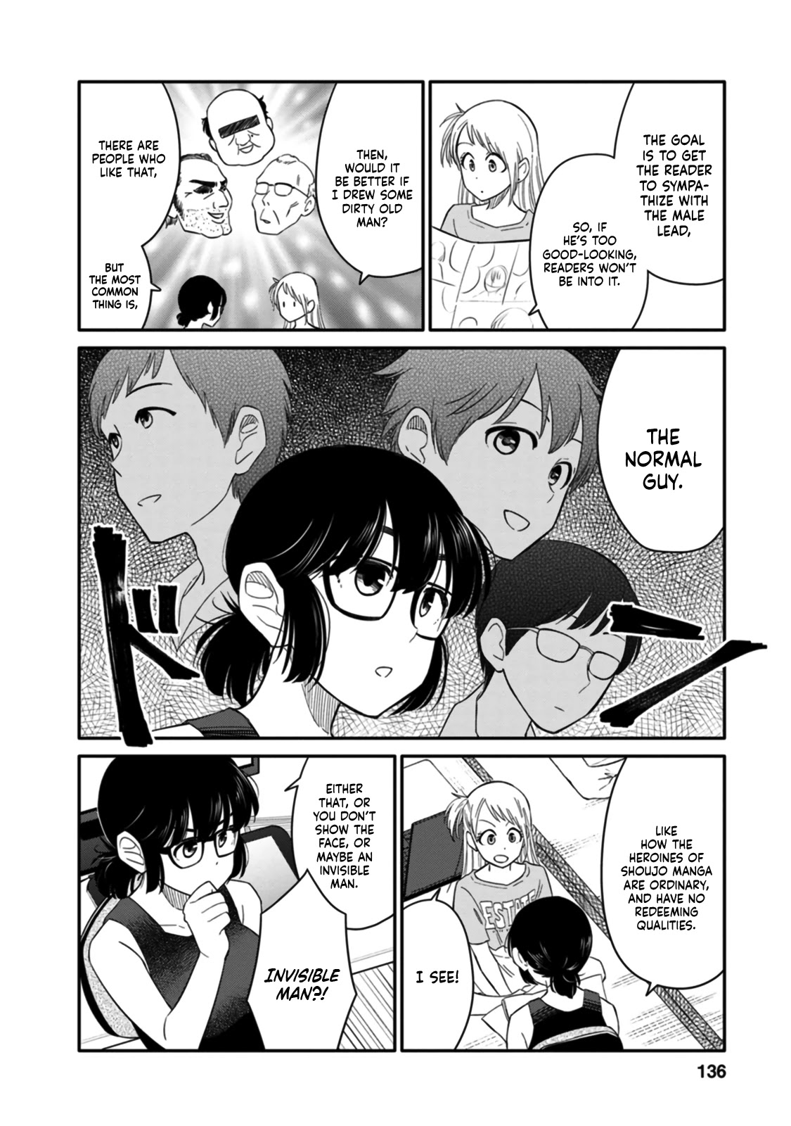 Joshi-man Chapter 4 page 6 - Chapter 4: A Highschool Girl Polishes Up Eromanga