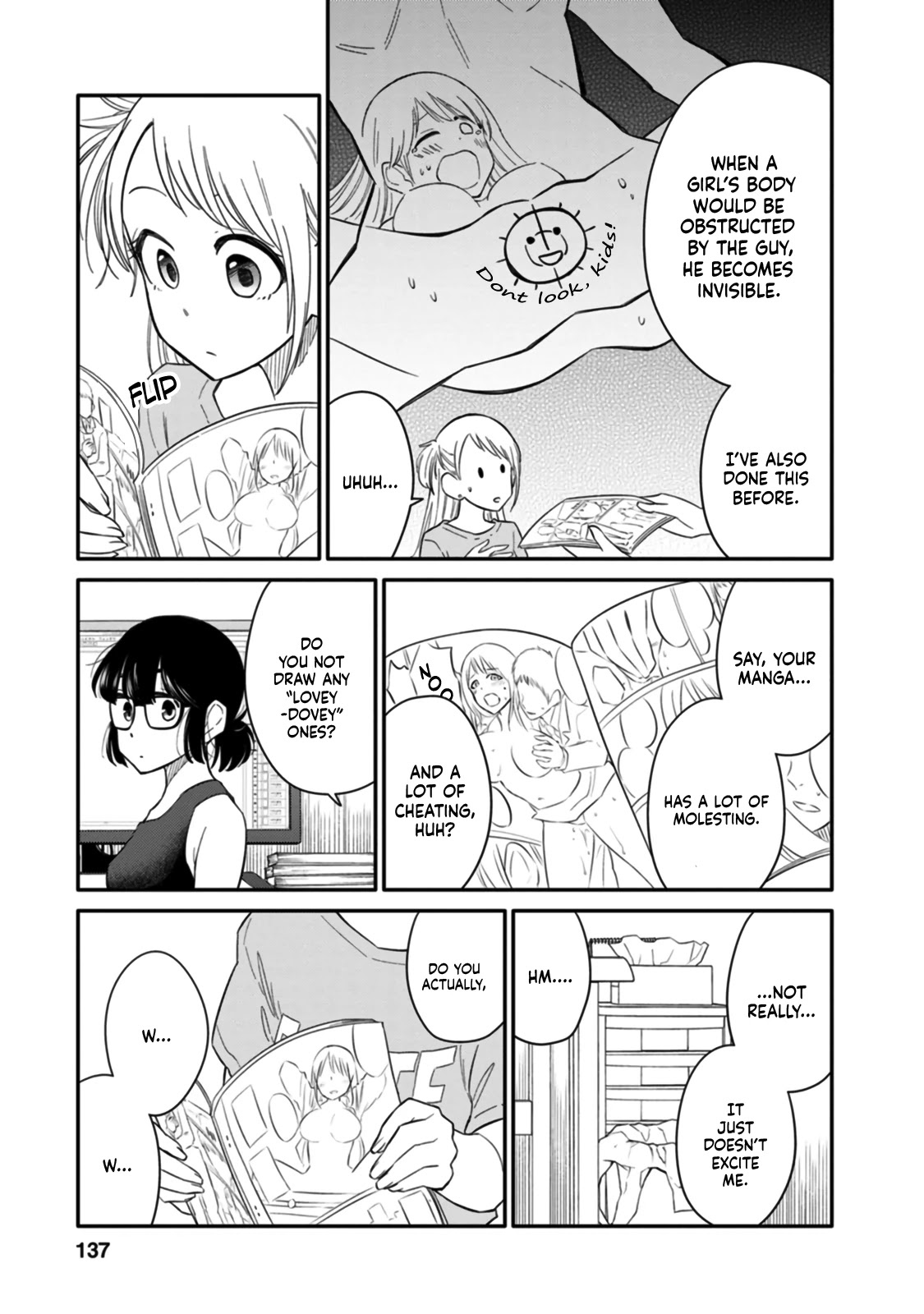 Joshi-man Chapter 4 page 7 - Chapter 4: A Highschool Girl Polishes Up Eromanga