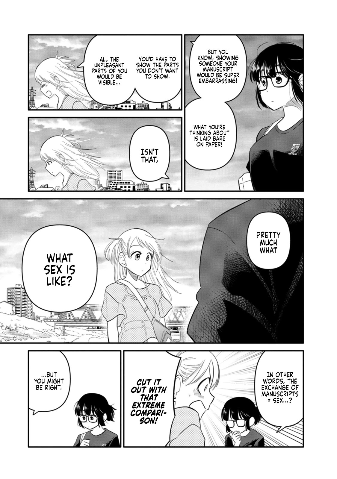 Joshi-man Chapter 5 page 25 - Chapter 5: Highschool Girls Worry About Eromanga