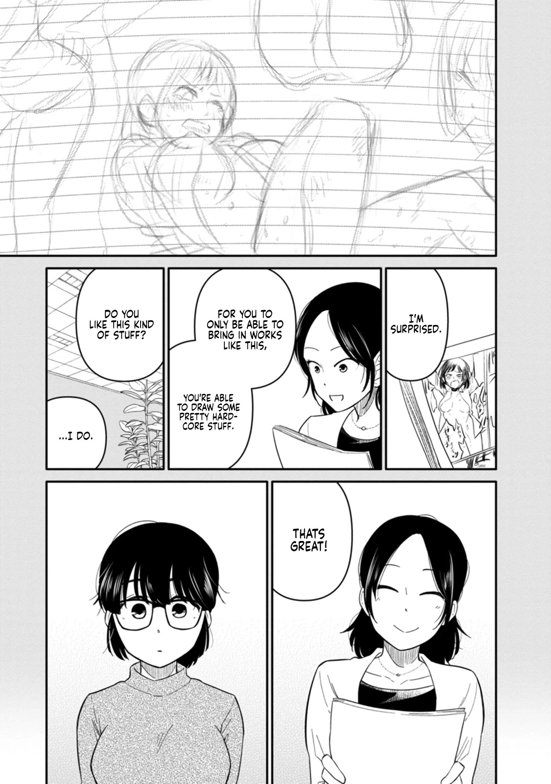 Joshi-man Chapter 5 page 9 - Chapter 5: Highschool Girls Worry About Eromanga
