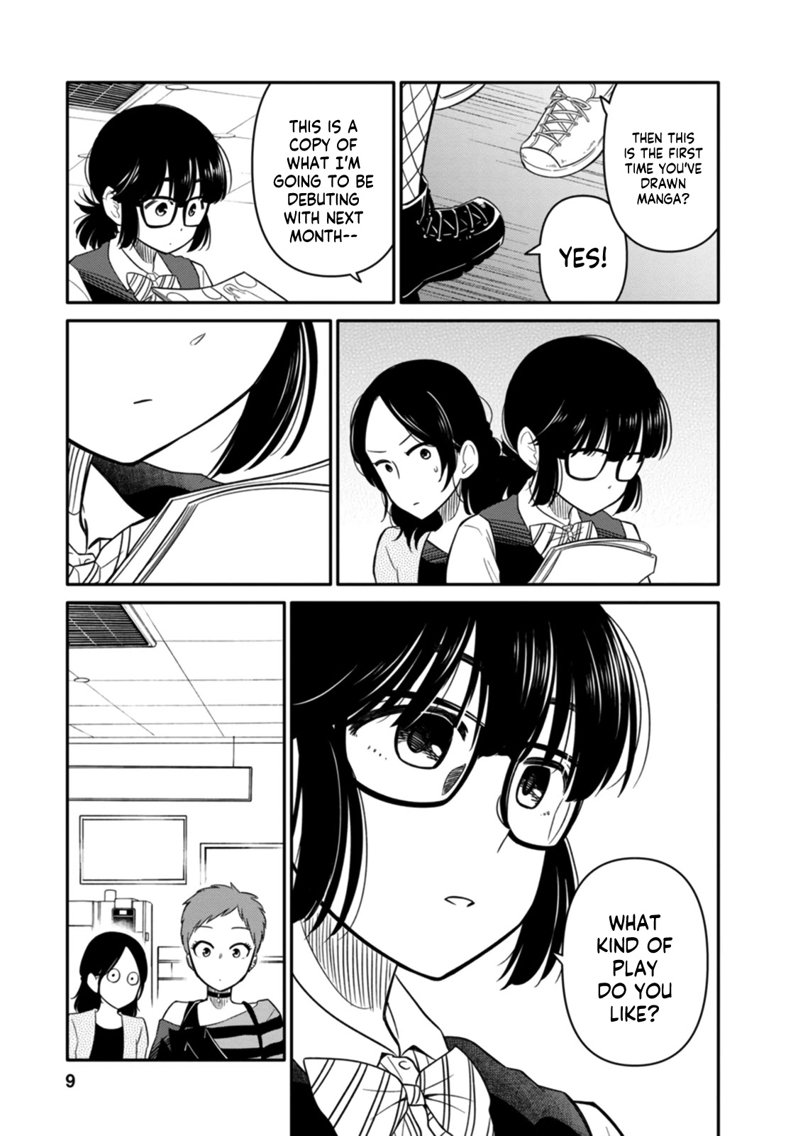 Joshi-man Chapter 6 page 7 - Chapter 6: A High School Girl Studies Eromanga