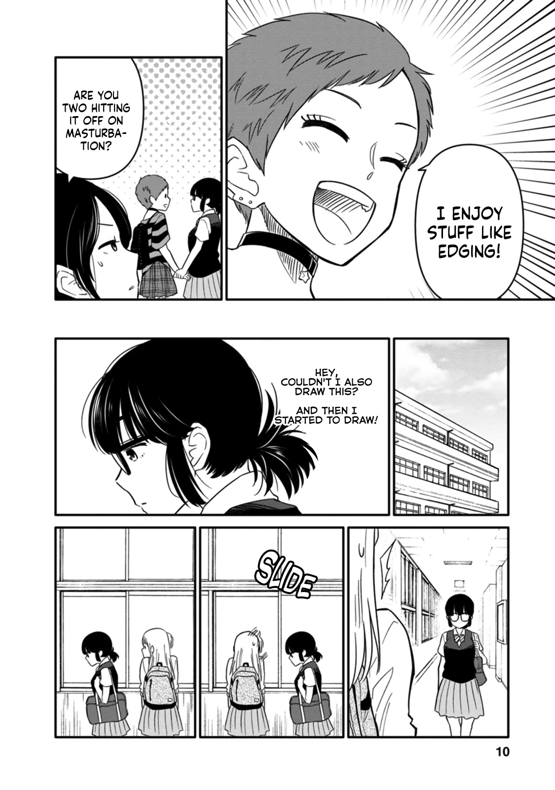 Joshi-man Chapter 6 page 8 - Chapter 6: A High School Girl Studies Eromanga