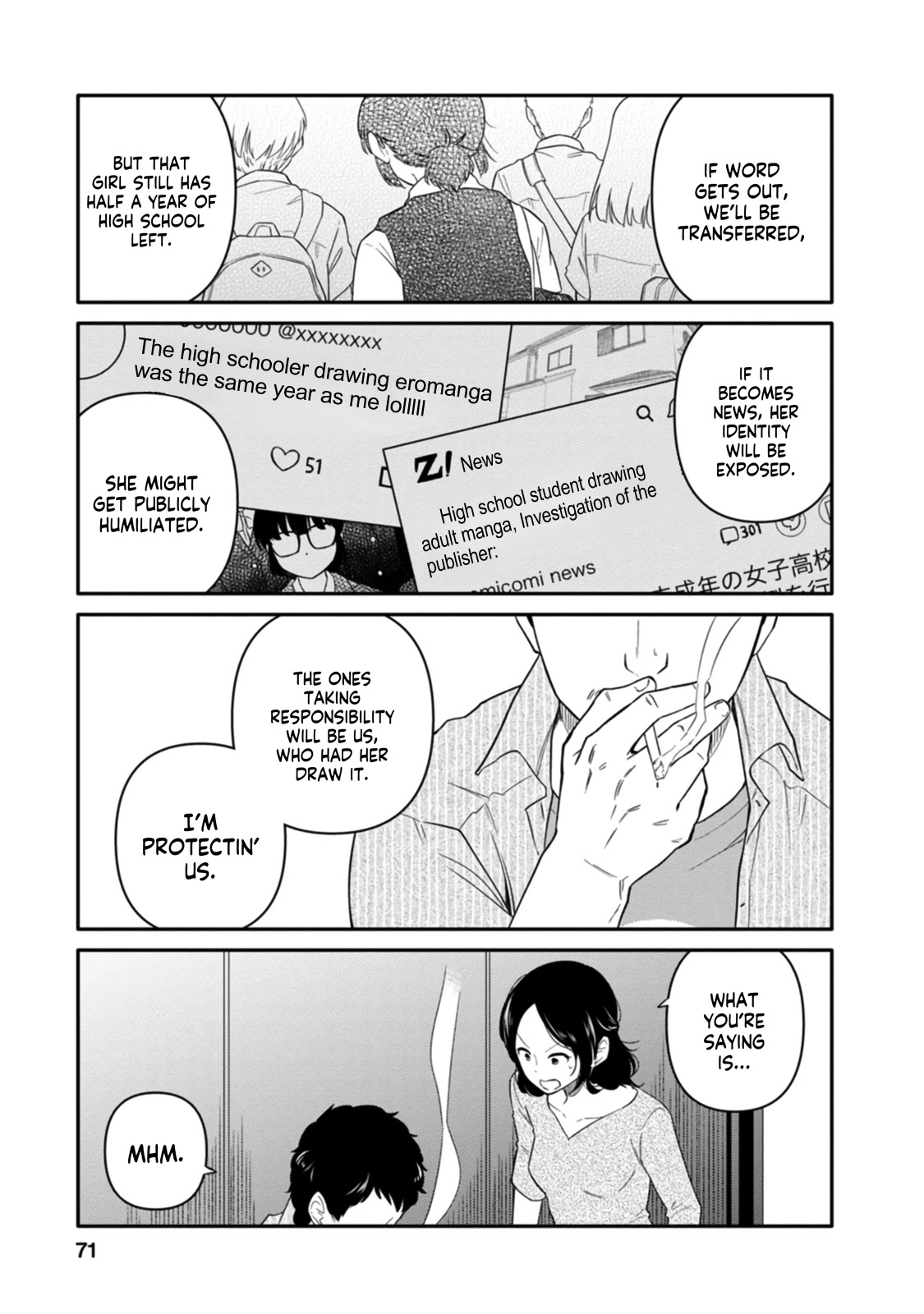 Joshi-man Chapter 7 page 32 - Chapter 7: A High School Girl Publishes A Volume Of Eromanga