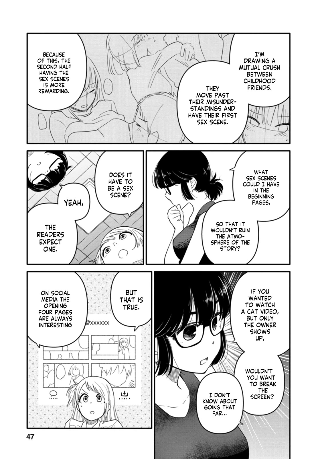 Joshi-man Chapter 7 page 9 - Chapter 7: A High School Girl Publishes A Volume Of Eromanga