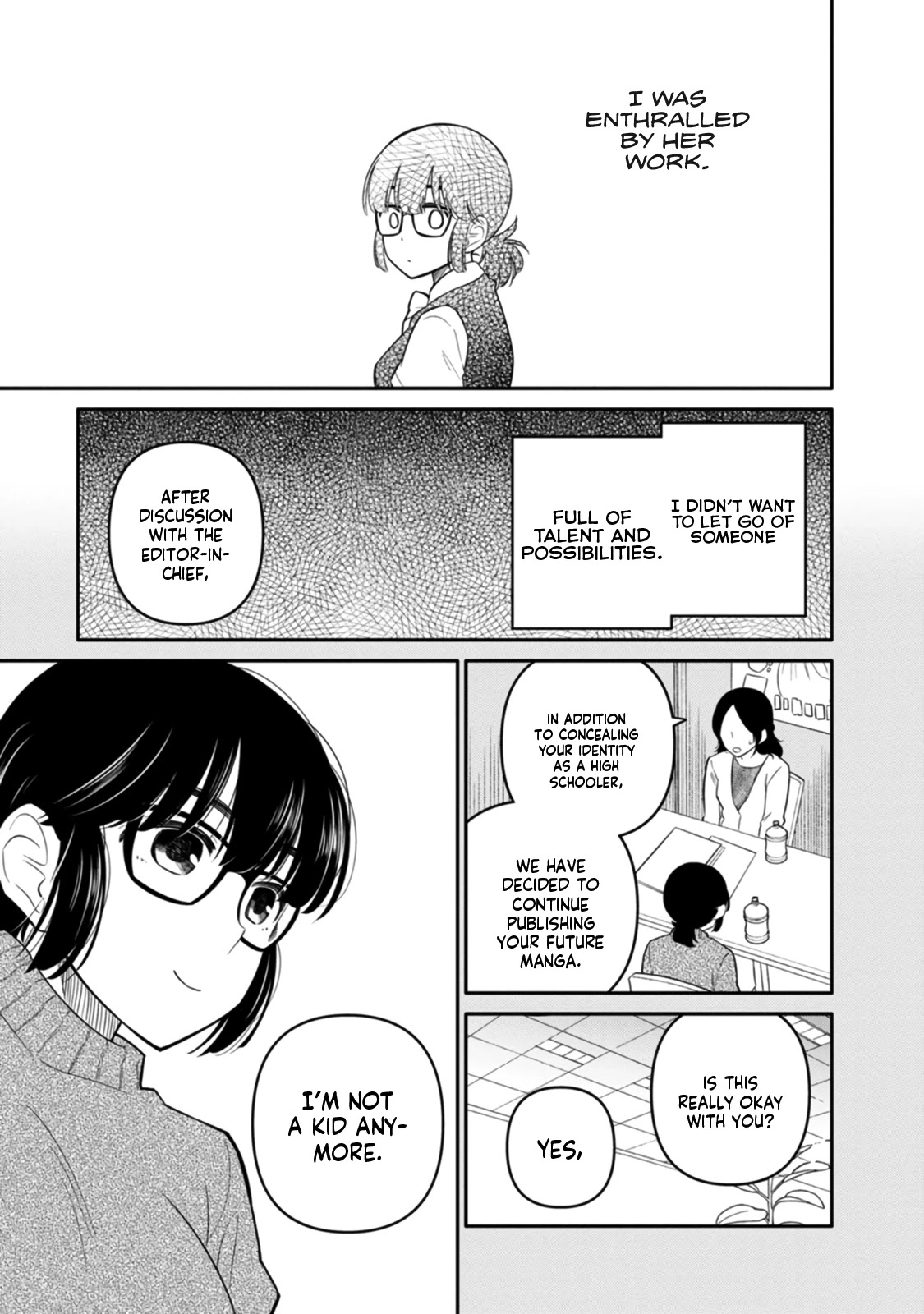 Joshi-man Chapter 8 page 13 - Chapter 8: A HighSchool Girl Sinks to Eromanga