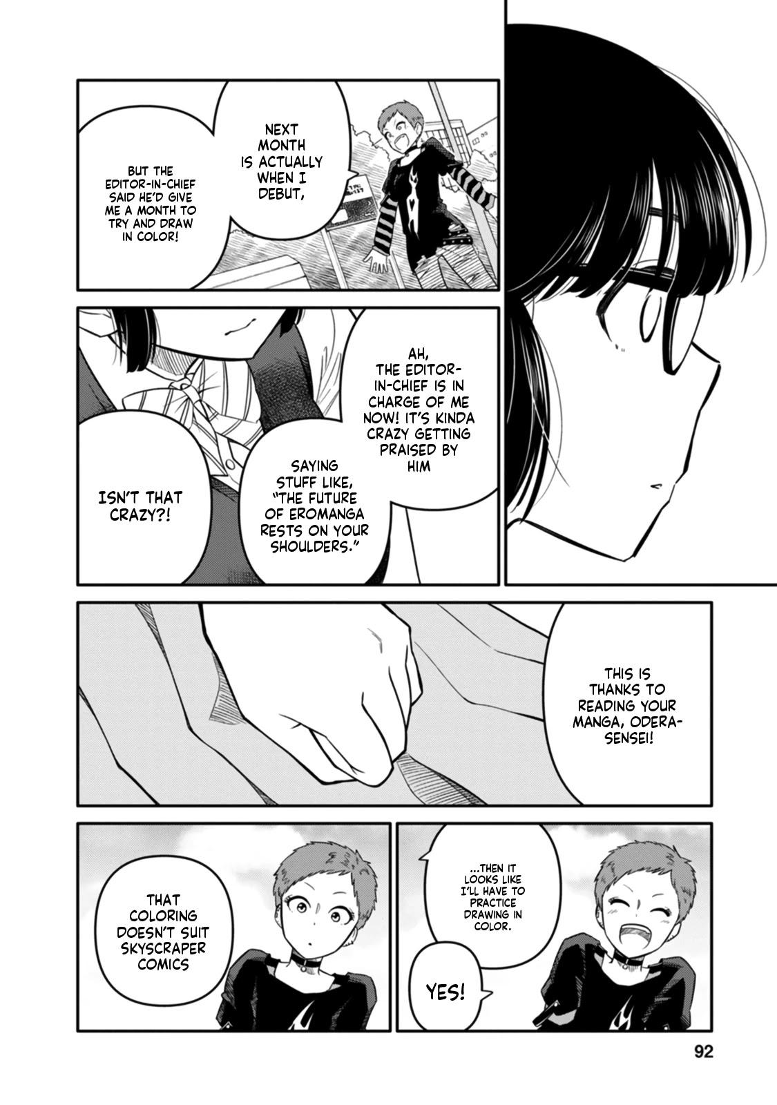 Joshi-man Chapter 8 page 20 - Chapter 8: A HighSchool Girl Sinks to Eromanga