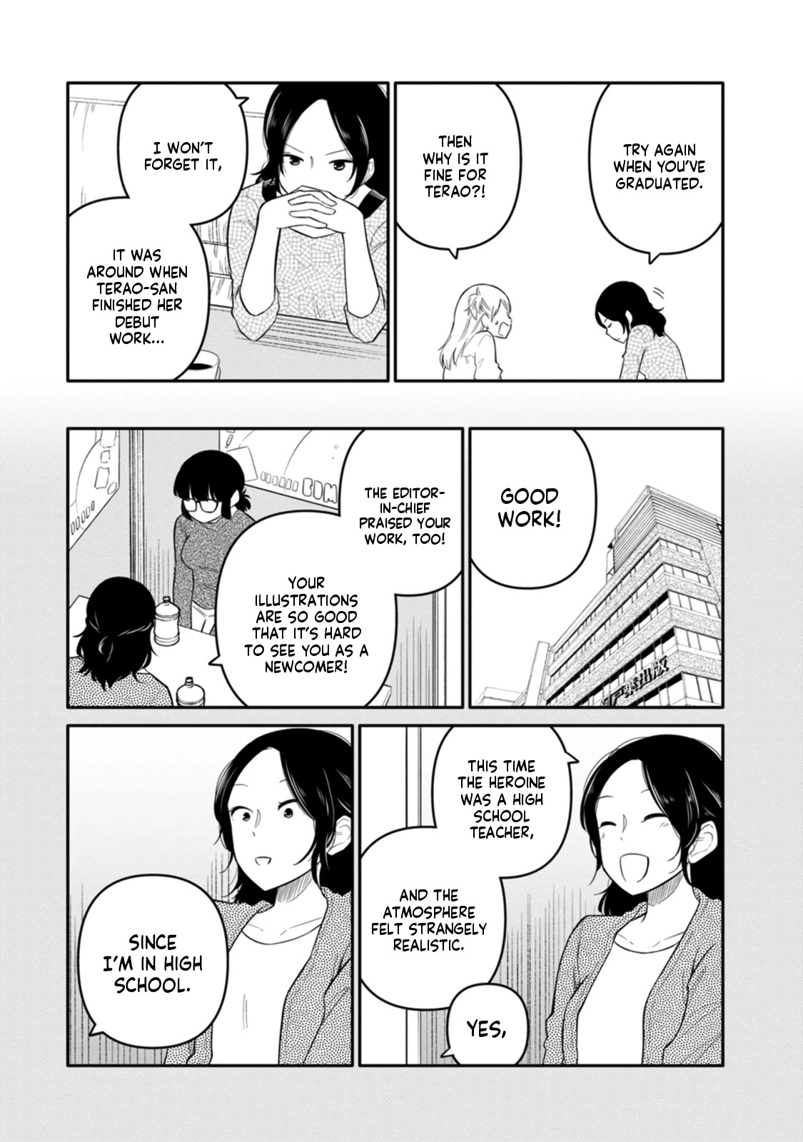 Joshi-man Chapter 8 page 5 - Chapter 8: A HighSchool Girl Sinks to Eromanga