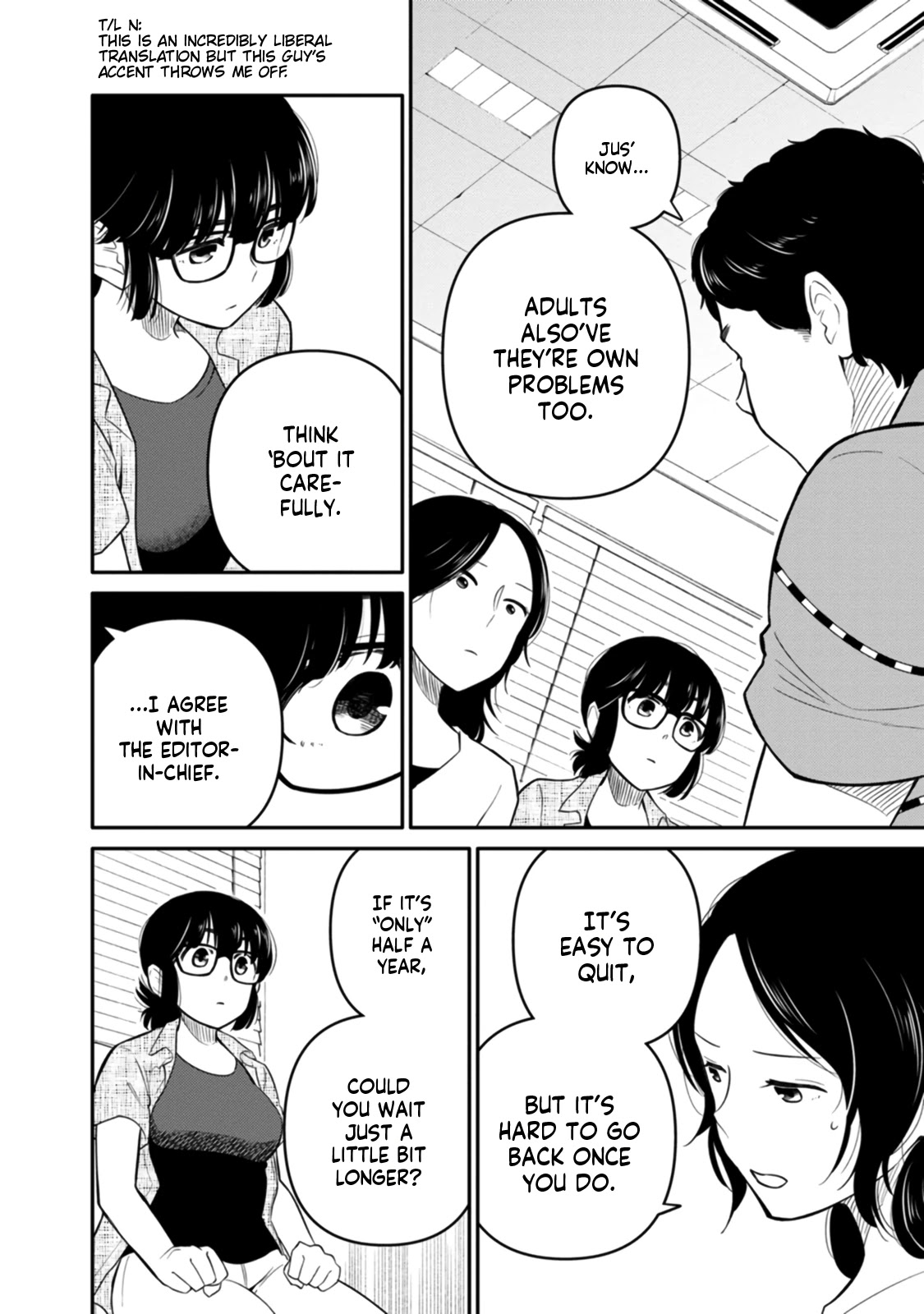 Joshi-man Chapter 9 page 10 - Chapter 9: A Highschool Girl Gives Up On Eromanga