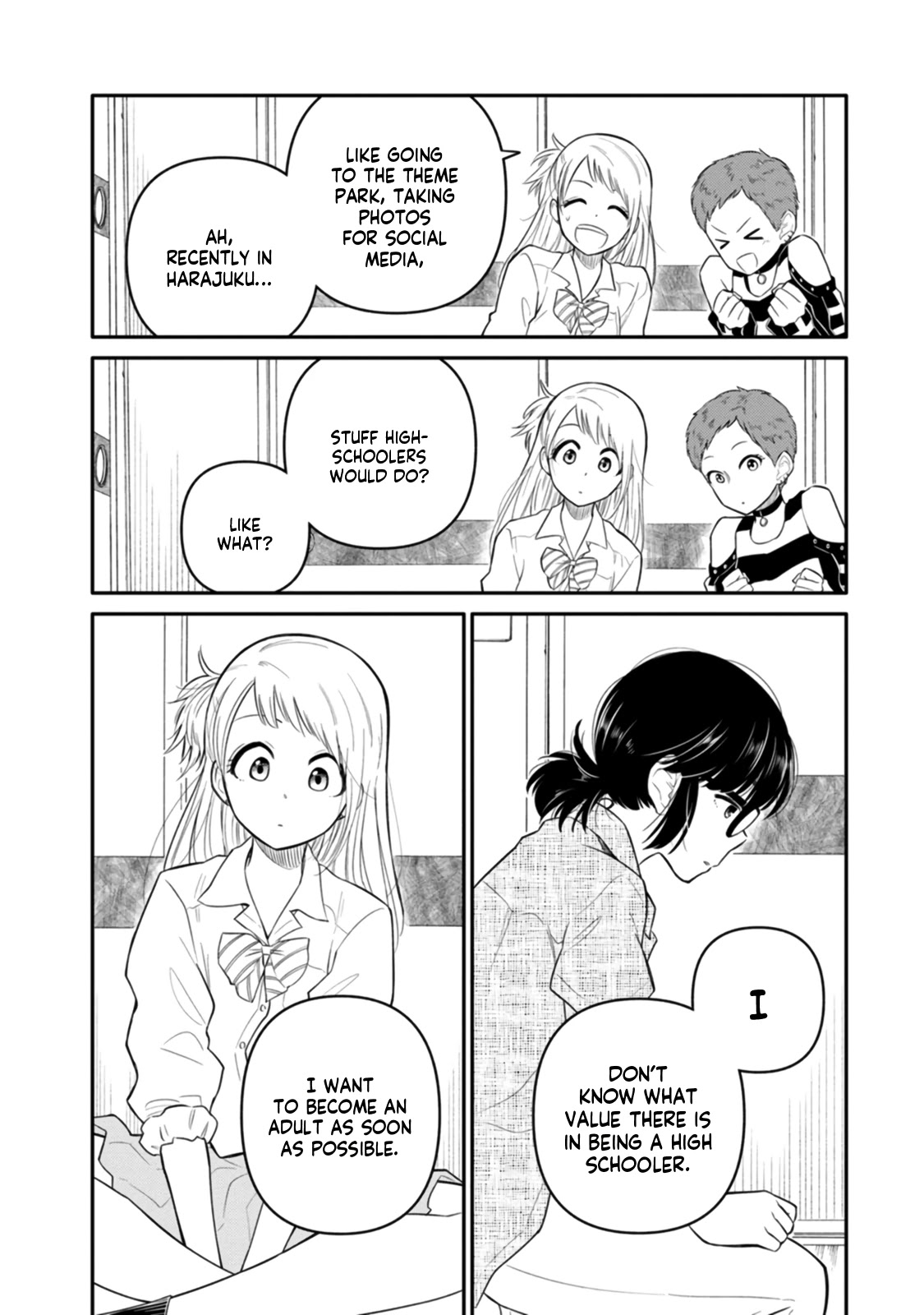Joshi-man Chapter 9 page 16 - Chapter 9: A Highschool Girl Gives Up On Eromanga