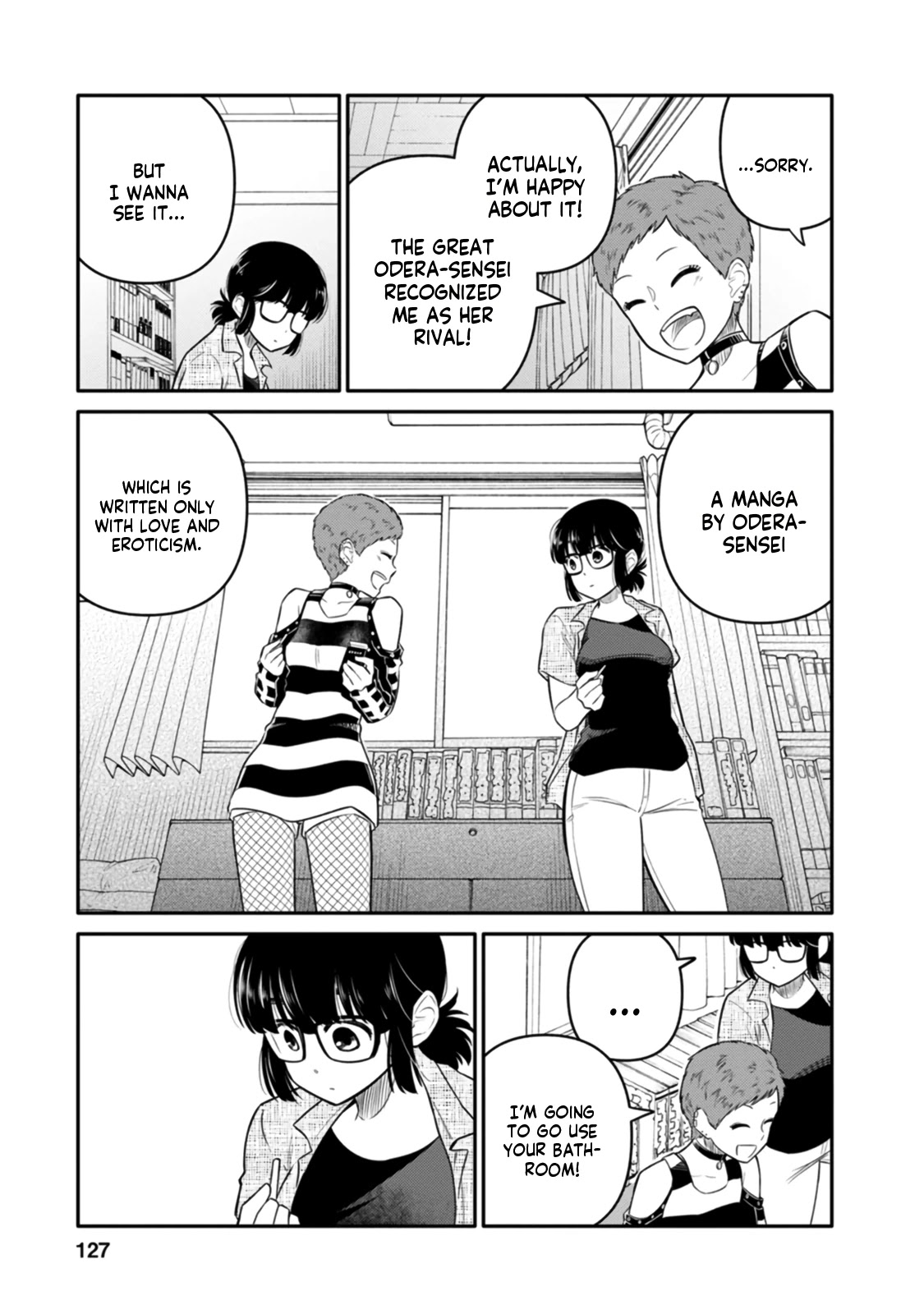 Joshi-man Chapter 9 page 21 - Chapter 9: A Highschool Girl Gives Up On Eromanga