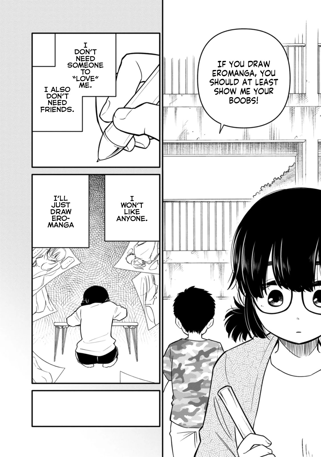 Joshi-man Chapter 9 page 26 - Chapter 9: A Highschool Girl Gives Up On Eromanga