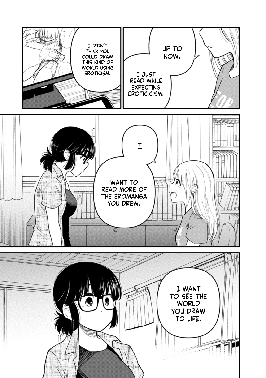 Joshi-man Chapter 9 page 29 - Chapter 9: A Highschool Girl Gives Up On Eromanga