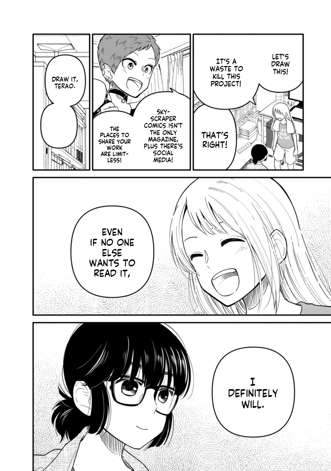 Joshi-man Chapter 9 page 30 - Chapter 9: A Highschool Girl Gives Up On Eromanga