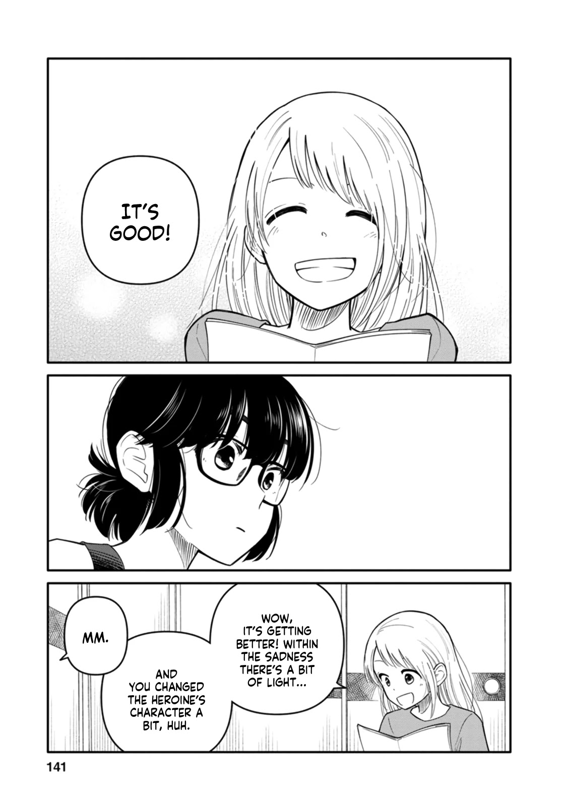 Joshi-man Chapter 9 page 35 - Chapter 9: A Highschool Girl Gives Up On Eromanga