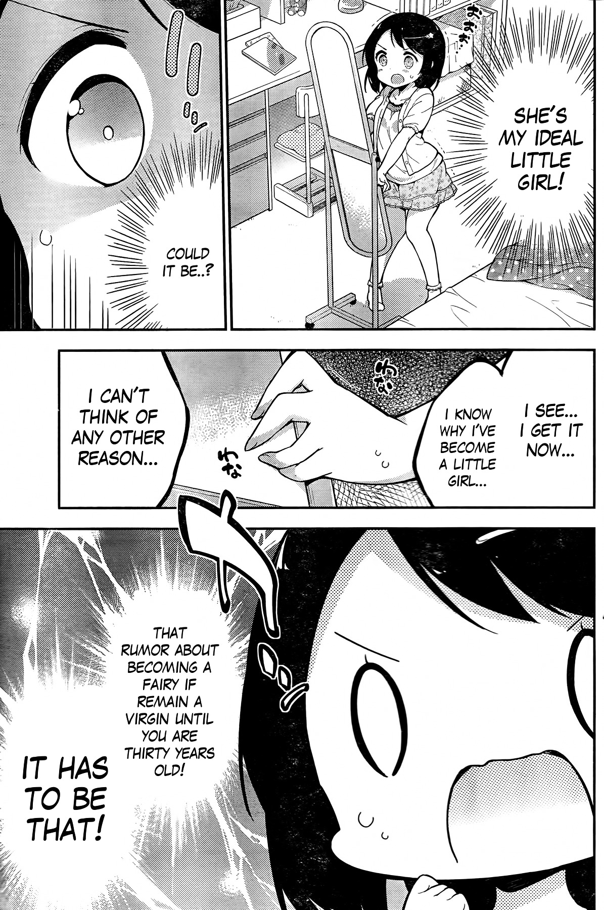 Joshi Shougakusei Hajimemashita P! Chapter 1 page 12 - Chapter 1 : They say that if you make it to thirty as a virgin, you will become ...