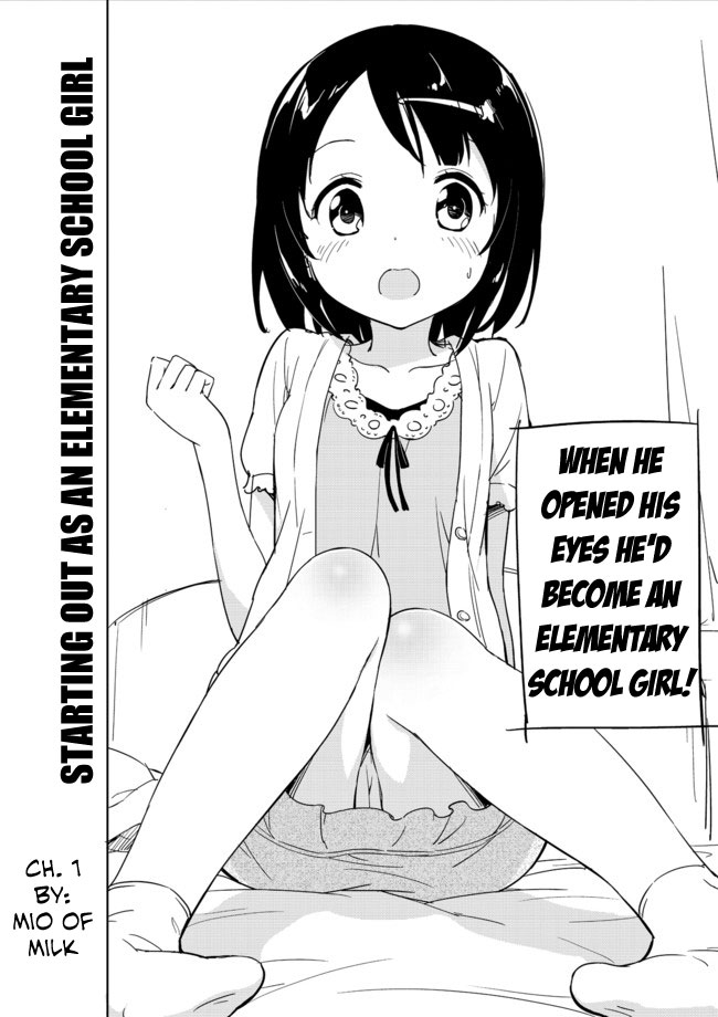 Joshi Shougakusei Hajimemashita Chapter 1 page 1 - Chapter 1 : I heard a 30 year old virgin, will be made into a girl by a fairy