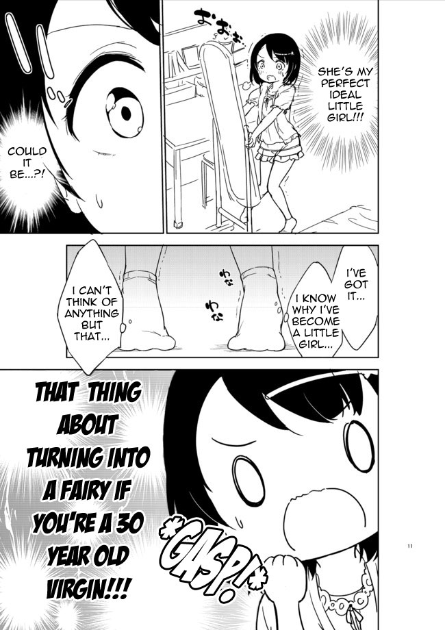 Joshi Shougakusei Hajimemashita Chapter 1 page 10 - Chapter 1 : I heard a 30 year old virgin, will be made into a girl by a fairy