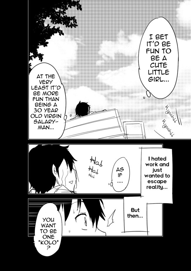 Joshi Shougakusei Hajimemashita Chapter 1 page 5 - Chapter 1 : I heard a 30 year old virgin, will be made into a girl by a fairy