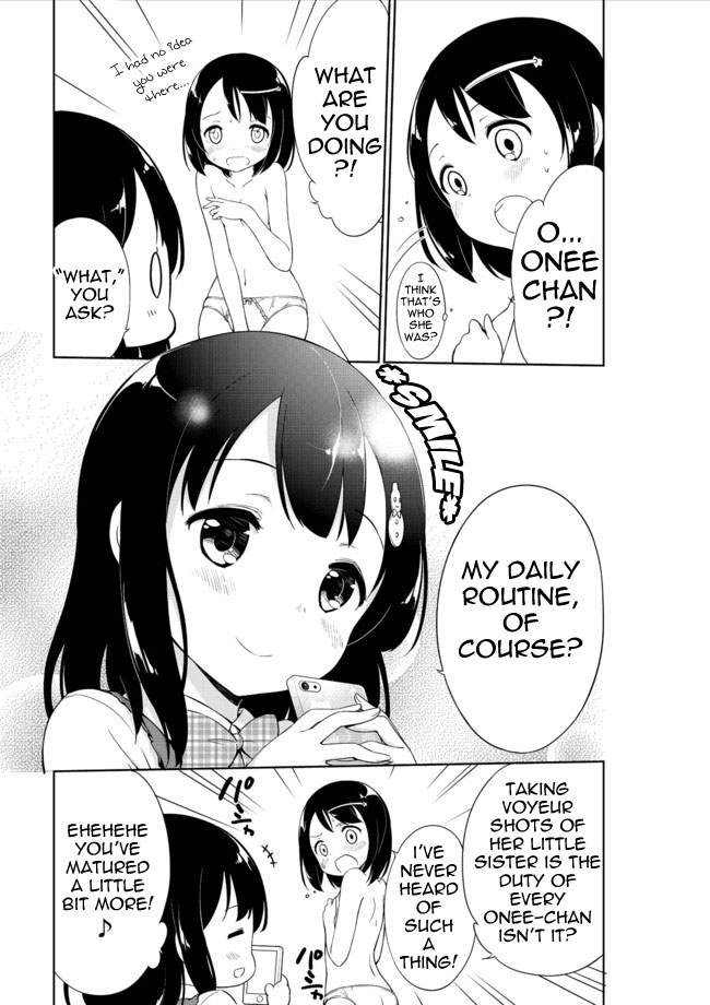 Joshi Shougakusei Hajimemashita Chapter 7 page 11 - Chapter 7 : If you're an older sister, then there's no problem with peeking at y...
