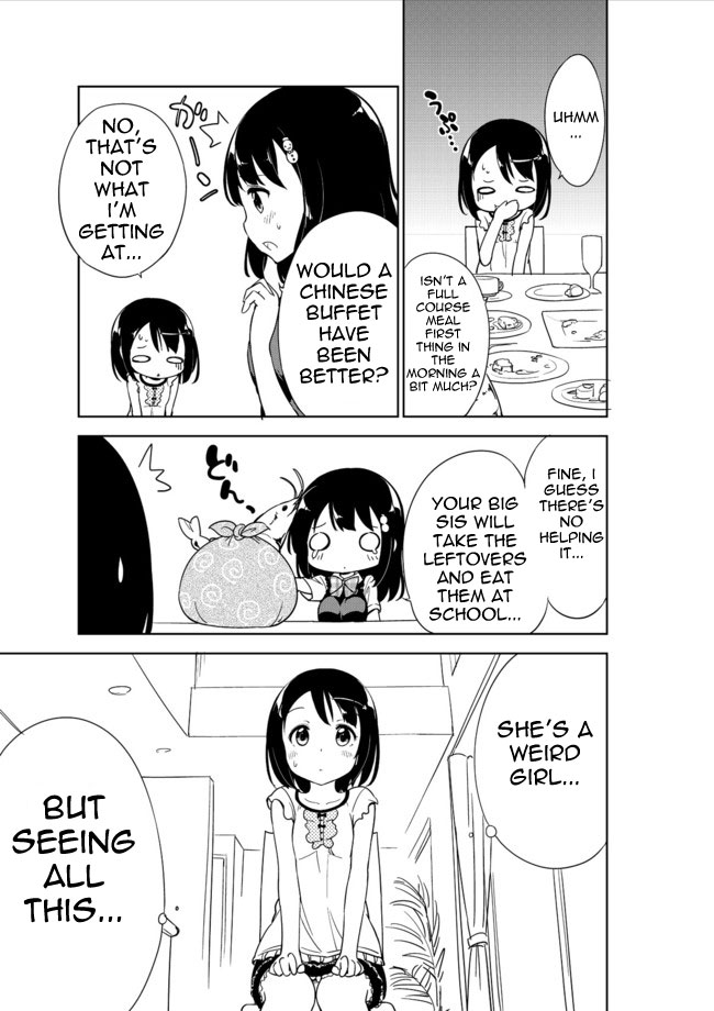 Joshi Shougakusei Hajimemashita Chapter 7 page 13 - Chapter 7 : If you're an older sister, then there's no problem with peeking at y...