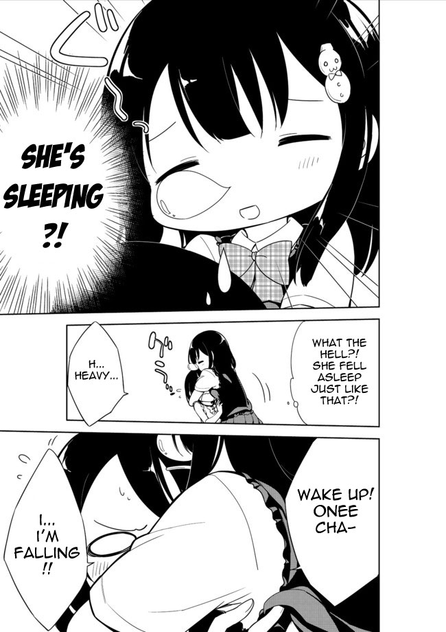 Joshi Shougakusei Hajimemashita Chapter 7 page 19 - Chapter 7 : If you're an older sister, then there's no problem with peeking at y...