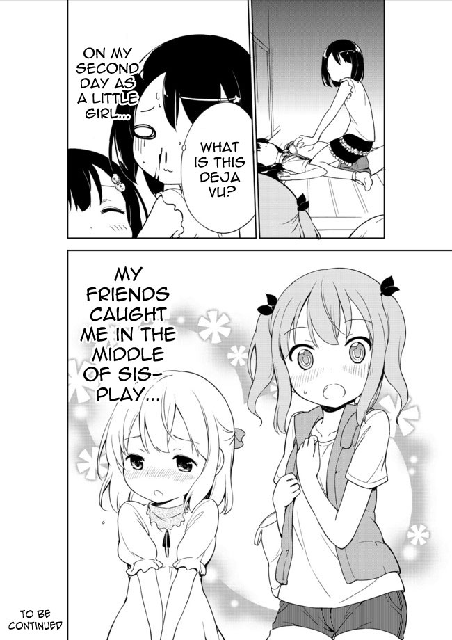 Joshi Shougakusei Hajimemashita Chapter 7 page 24 - Chapter 7 : If you're an older sister, then there's no problem with peeking at y...