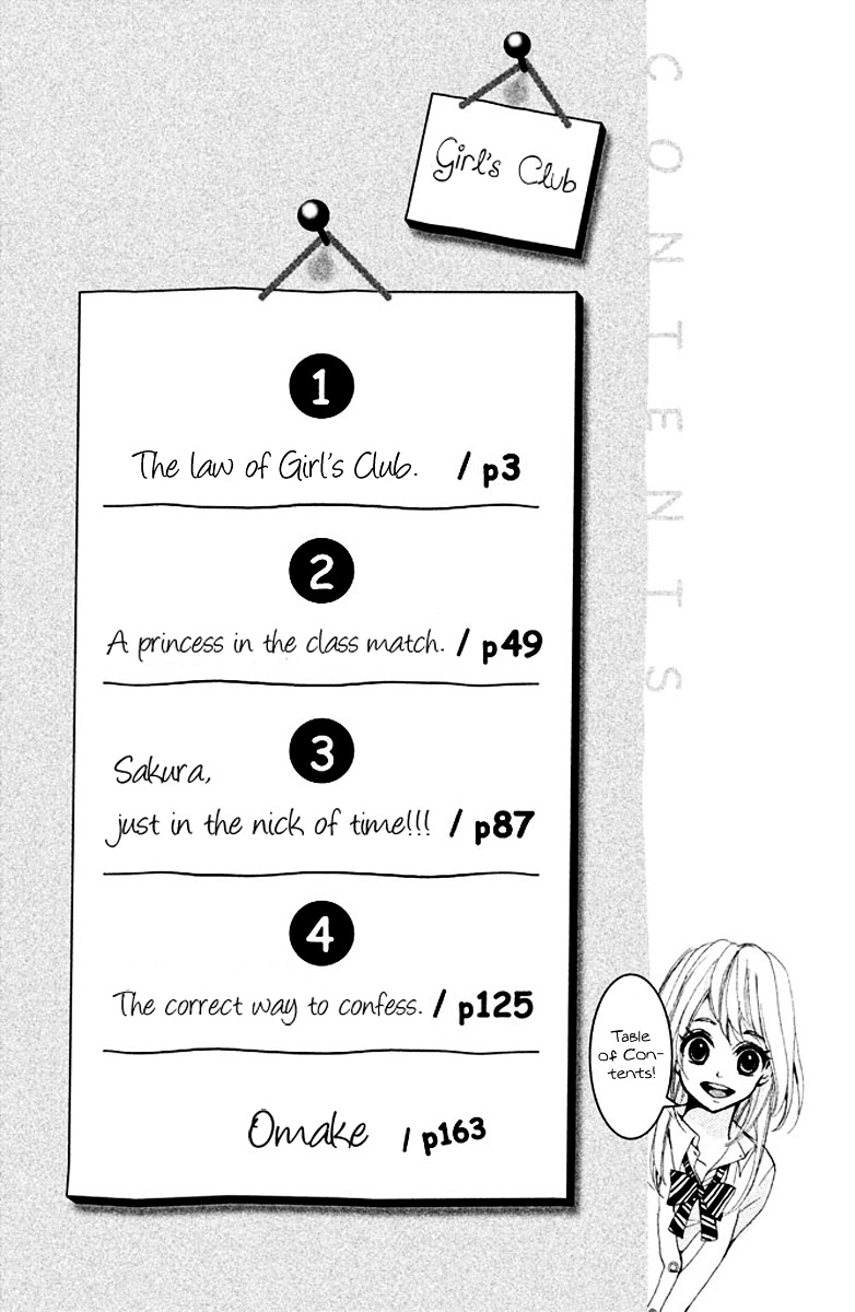 Joshibu ni Koi! Chapter 1 page 6 - Chapter 1 : The Law of Girl's Club