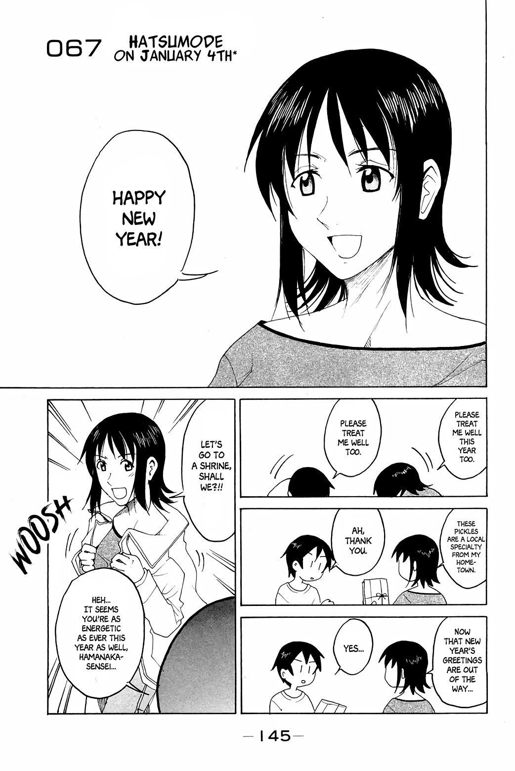 Joshidaisei Kateikyoushi Hamanaka Ai Chapter 67 page 1 - Chapter 67: Hatsumode on January 4th