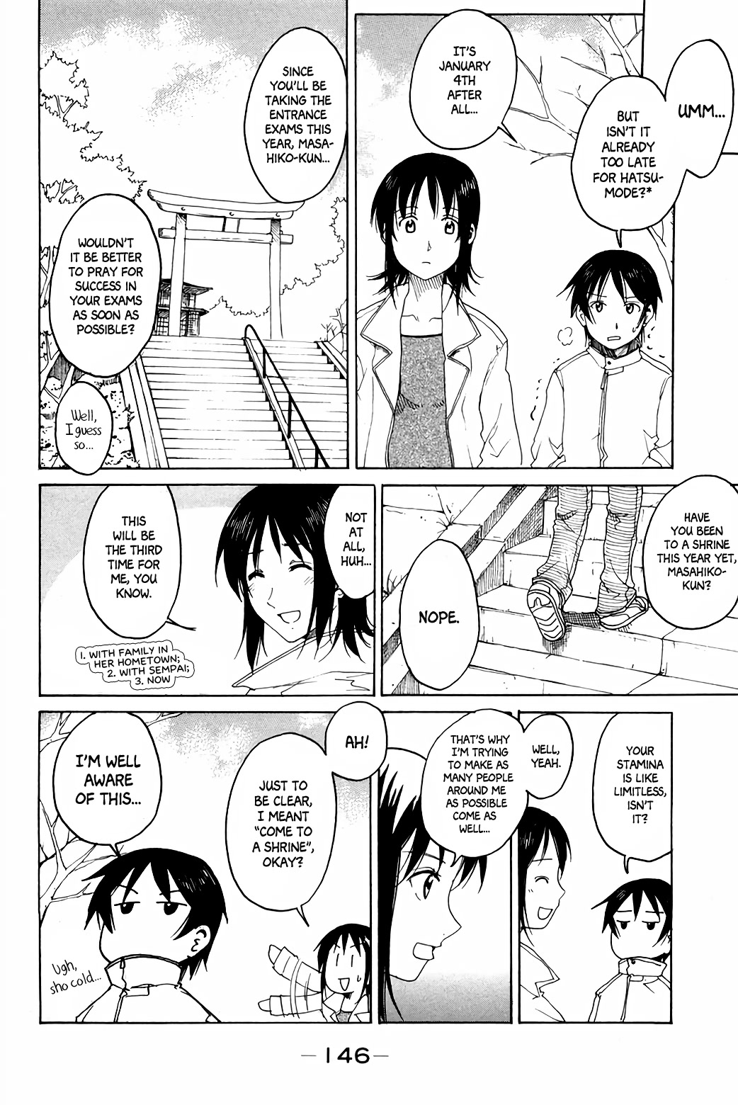 Joshidaisei Kateikyoushi Hamanaka Ai Chapter 67 page 2 - Chapter 67: Hatsumode on January 4th