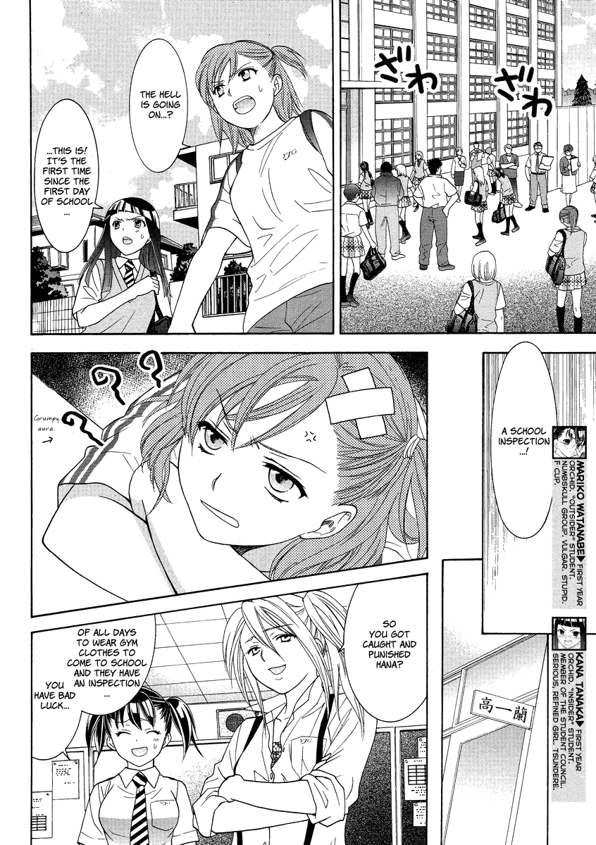 Joshikousei Girls-Live Chapter 4.2 page 5 - Chapter 4 v2 : 4th Period - Girls-The North Wind and the Sun