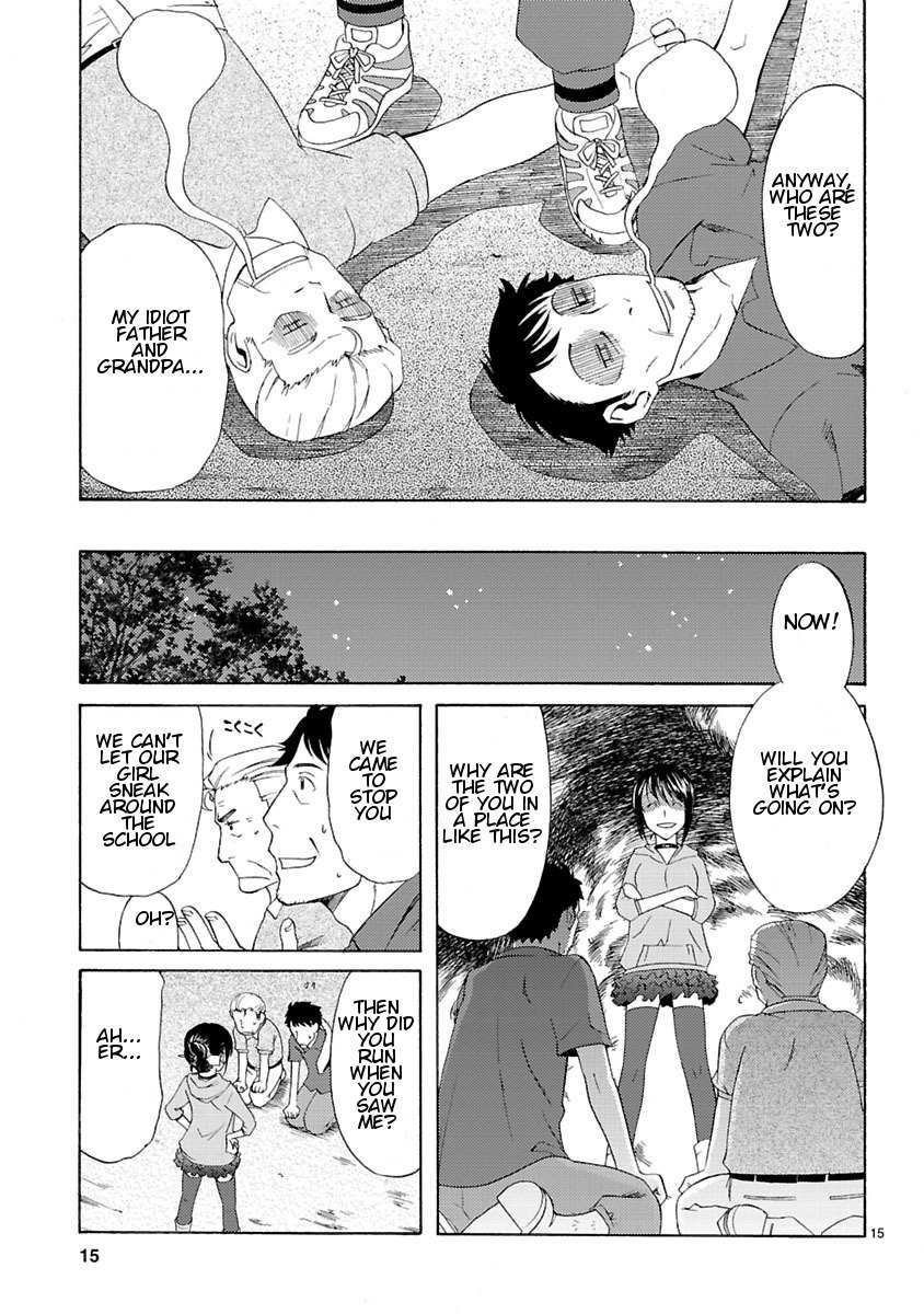 Joshikousei Kagishi Saki Chapter 5 page 17 - Chapter 5: The Old School Building That Should Not Be Opened