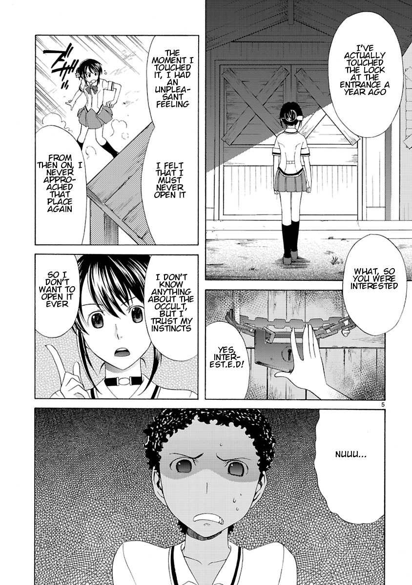 Joshikousei Kagishi Saki Chapter 5 page 7 - Chapter 5: The Old School Building That Should Not Be Opened
