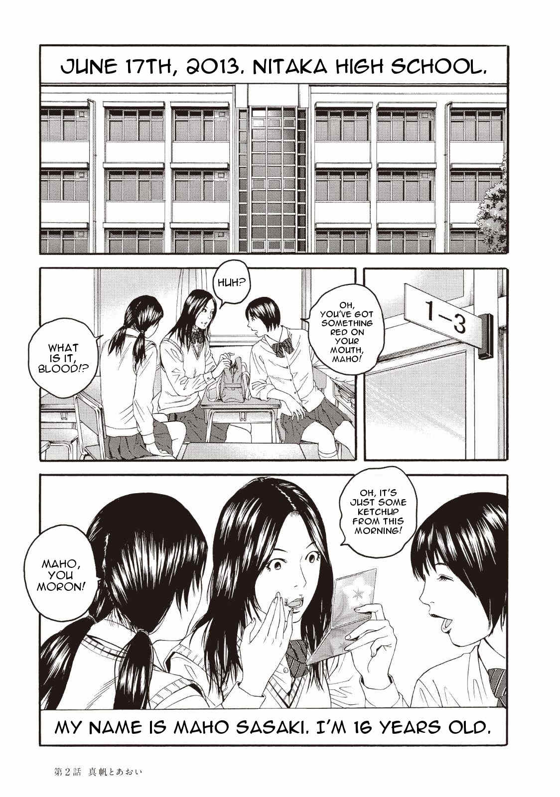 Joshikousei ni Korosaretai Chapter 2 page 3 - Chapter 2: Maho and Aoi