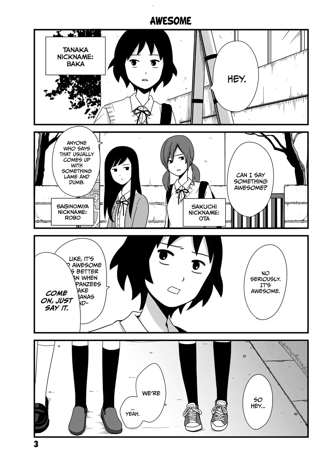 Joshikousei no Muda Zukai Chapter 1 page 4 - Chapter 1: Awesome