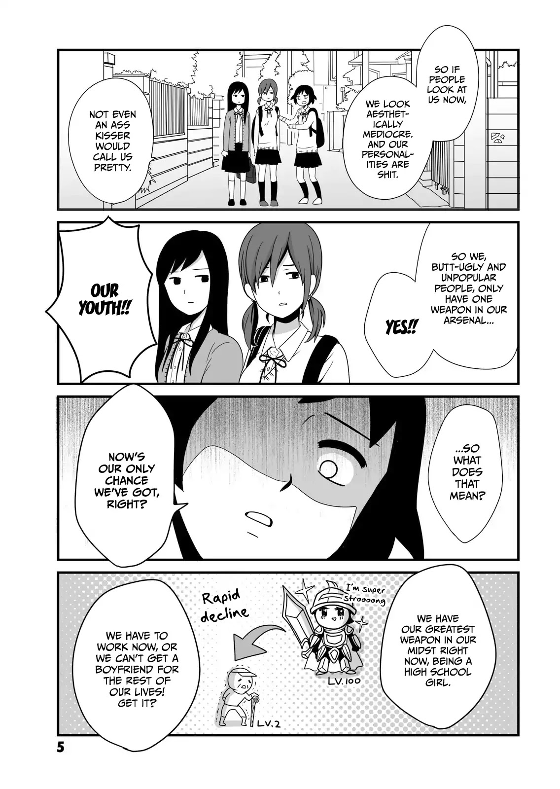 Joshikousei no Muda Zukai Chapter 1 page 6 - Chapter 1: Awesome