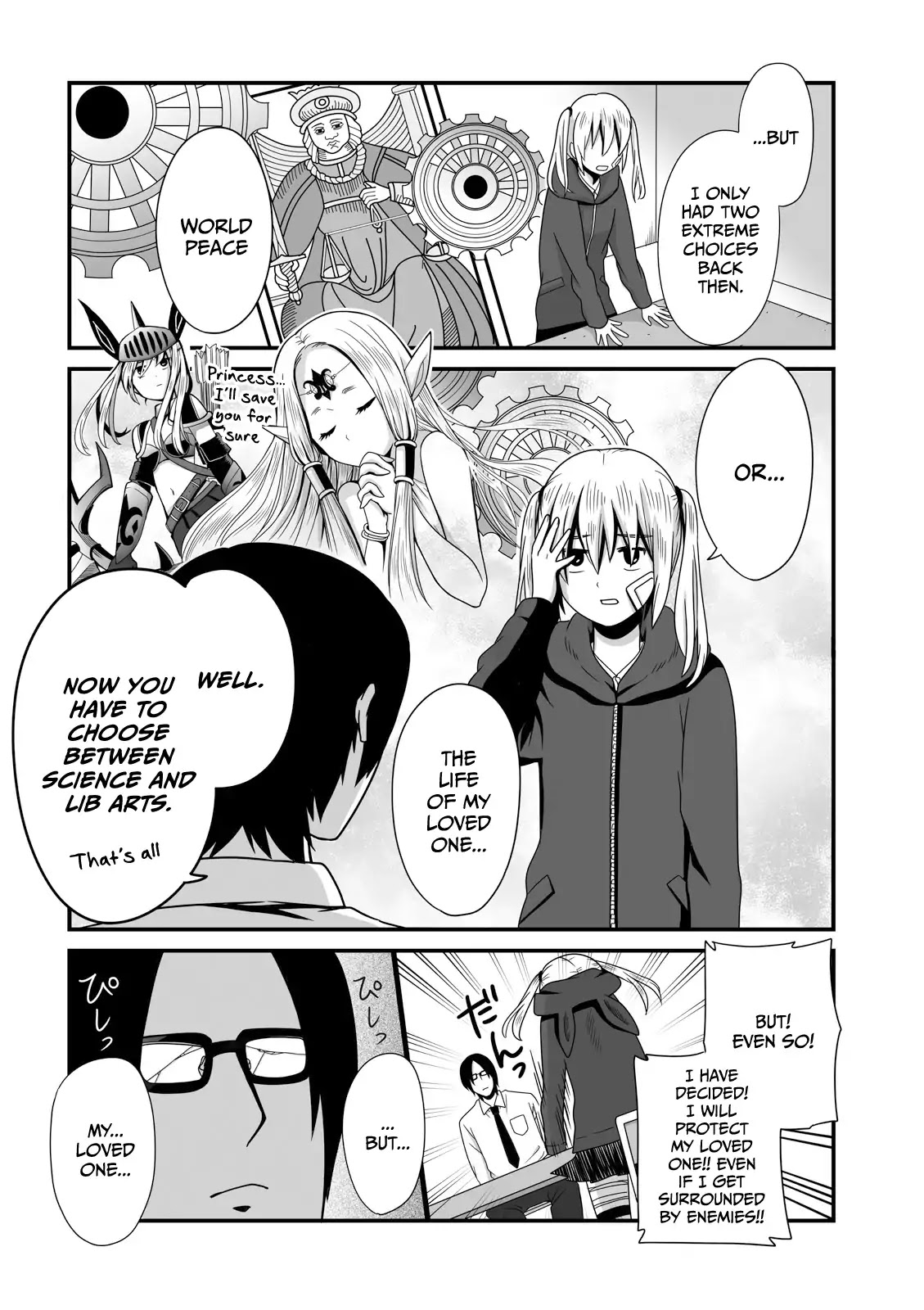 Joshikousei no Muda Zukai Chapter 10 page 6 - Chapter 10: Choices