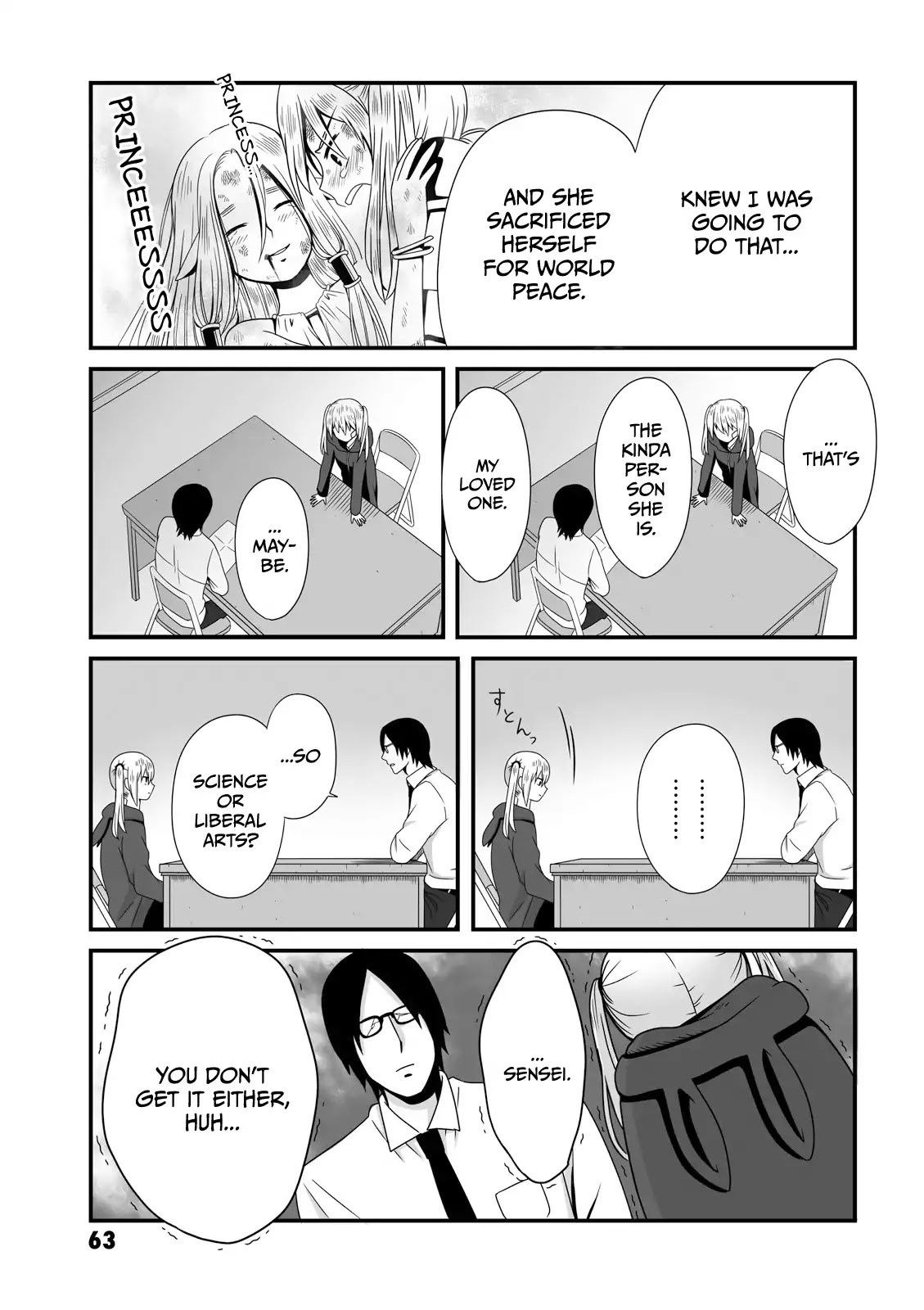 Joshikousei no Muda Zukai Chapter 10 page 7 - Chapter 10: Choices
