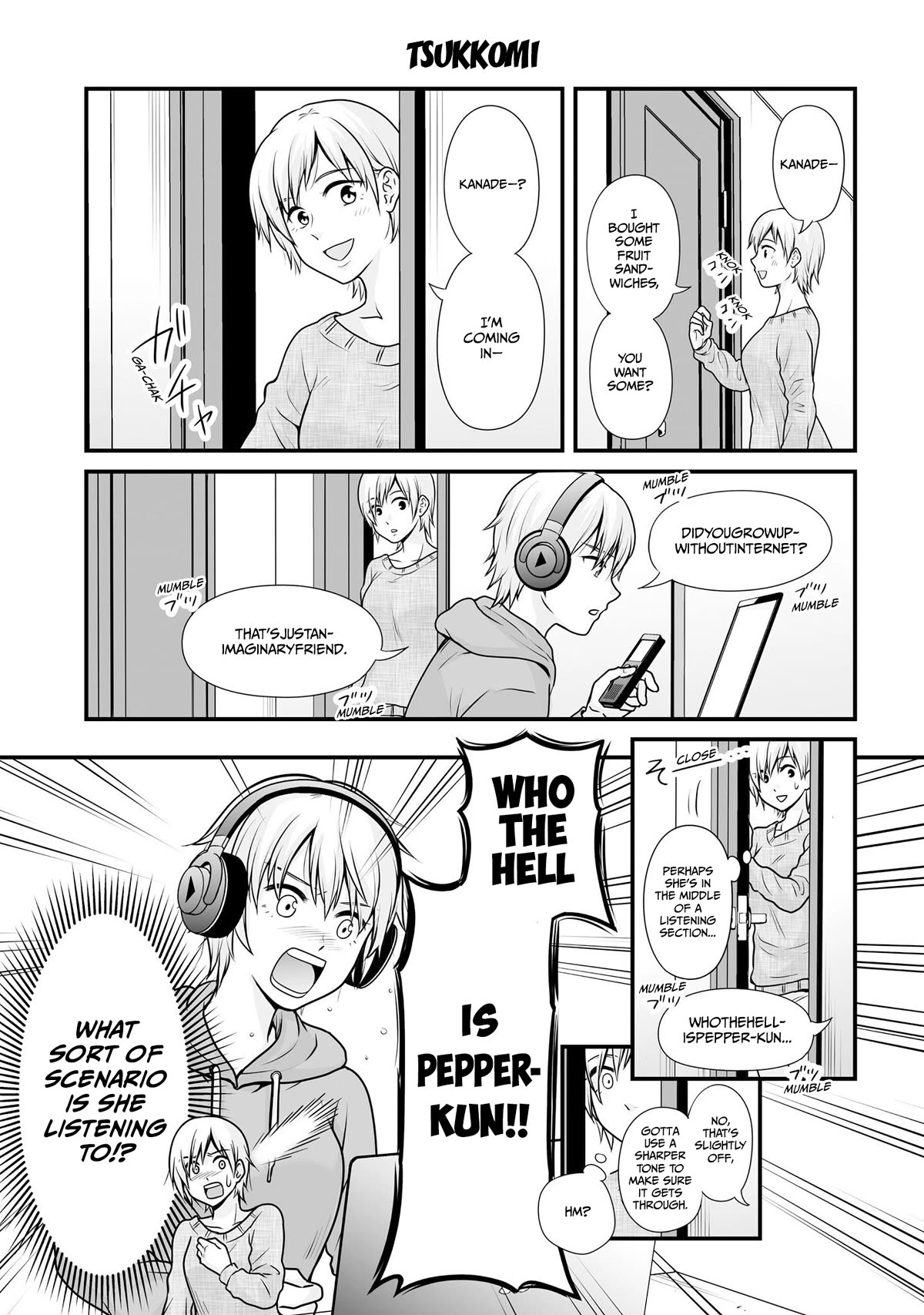 Joshikousei no Muda Zukai Chapter 103 page 1 - Chapter 103: Tsukkomi