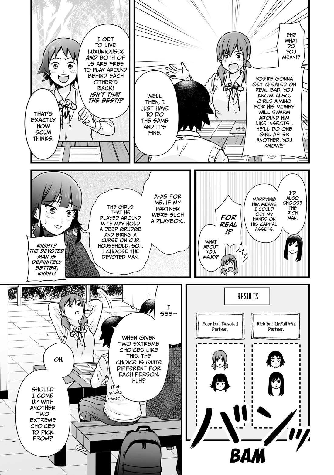 Joshikousei no Muda Zukai Chapter 104 page 5 - Chapter 104: Two Choices