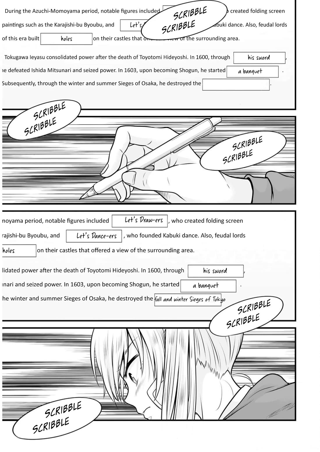 Joshikousei no Muda Zukai Chapter 107 page 9 - Chapter 107: Japanese History