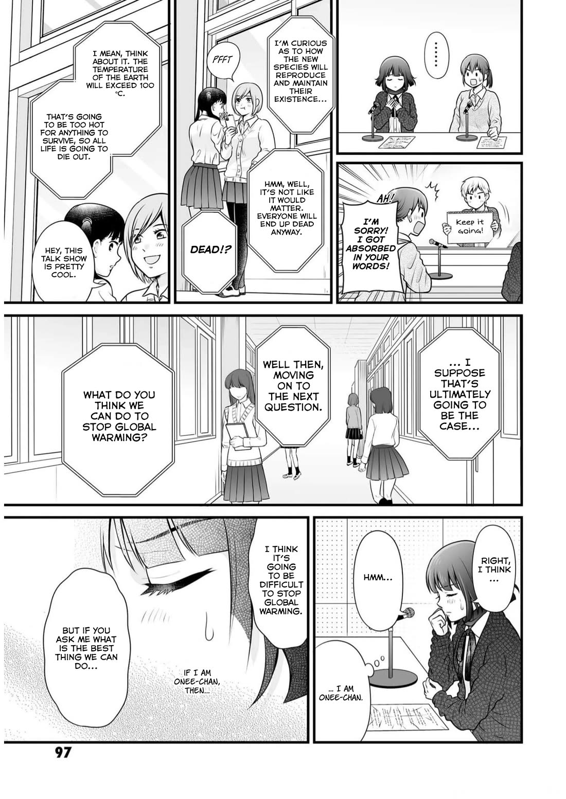 Joshikousei no Muda Zukai Chapter 110 page 11 - Chapter 110: Broadcast