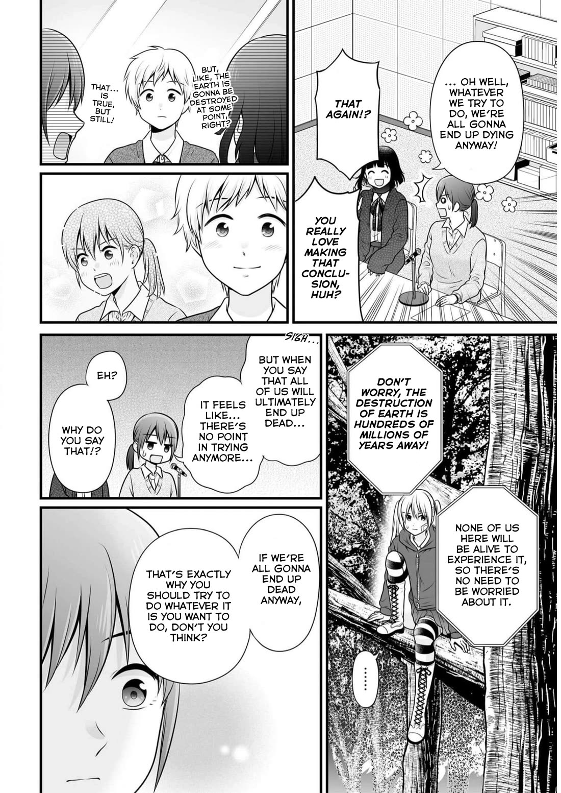 Joshikousei no Muda Zukai Chapter 110 page 14 - Chapter 110: Broadcast